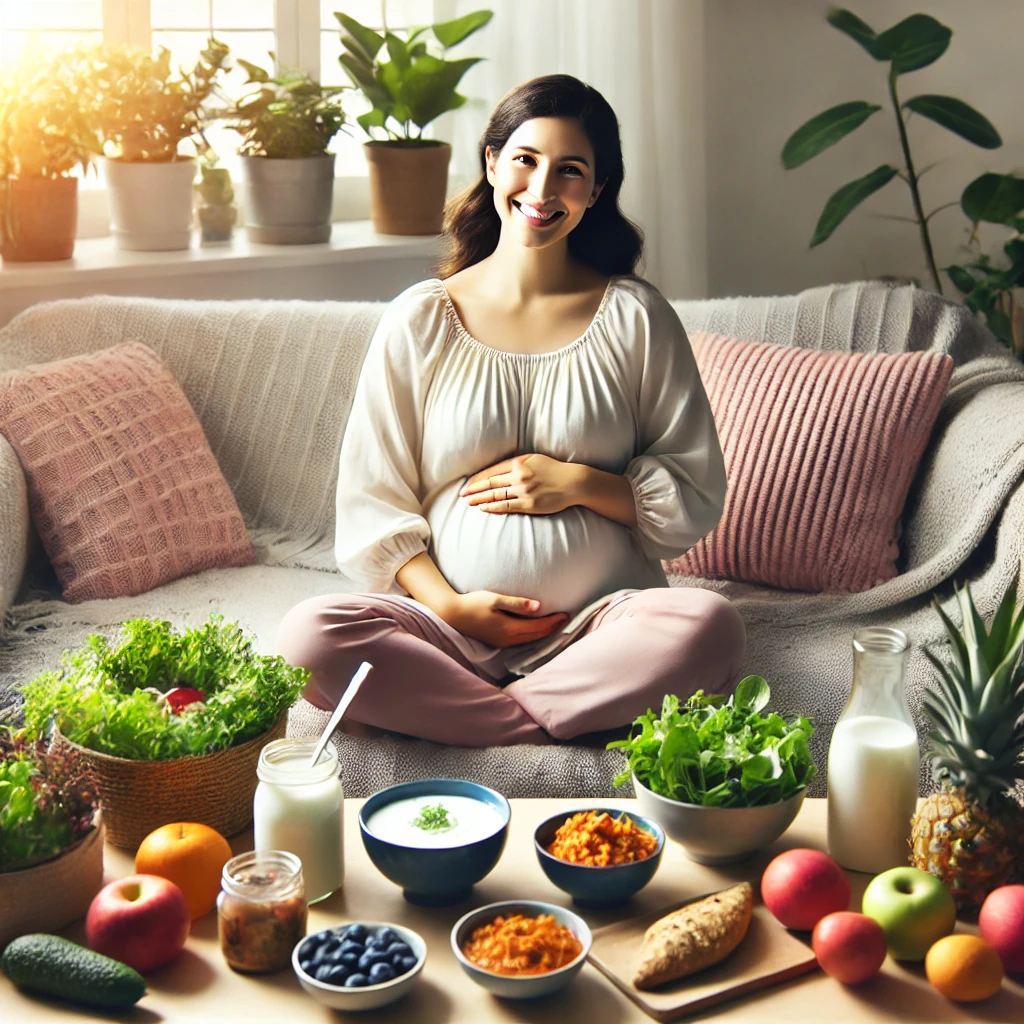 Eating gut healthy foods during pregnancy benefits both the mother and the baby, reinforcing the importance of gut health for a healthier pregnancy journey